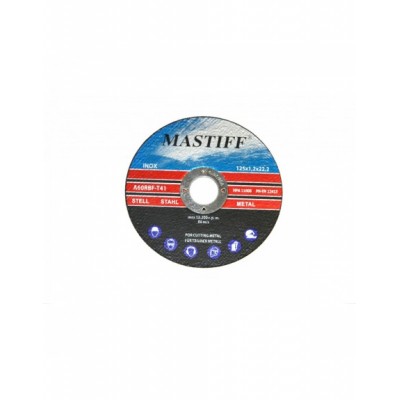 TARCZA DO CIĘCIA METALU STALI 125MM MASTIFF 1,2MM