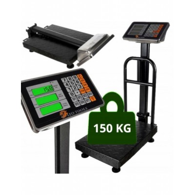 Waga Magazynowa Elektroniczna Sklepowa LCD 150kg...