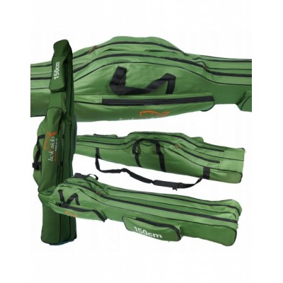 TORBA POKROWIEC WĘDKA 2+2 komory 150cm HOKKAIDO