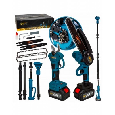 ZESTAW 3W1 PIŁA I SEKATOR WYSIĘGNIK 2M 2SZT.AKU. 21V 4AH...