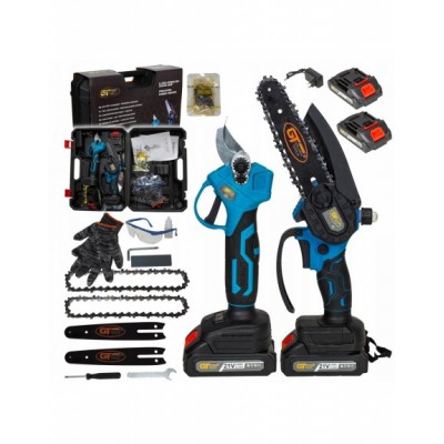 ZESTAW 2W1 PIŁA 8" SEKATOR 30MM 21V AKU 2SZT ŁADOWARKA...