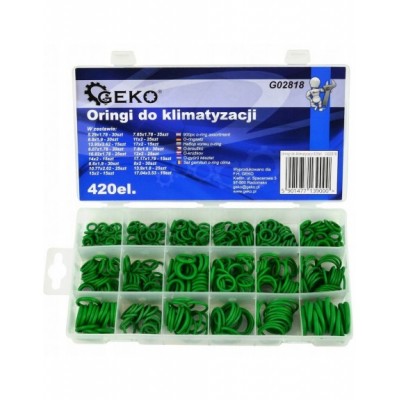 Oringi uszczelki klimatyzacji zestaw oringów 420el...