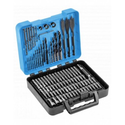 HOGERT ZESTAW WIERTEŁA DO METALU BETONU DREWNA BITY...