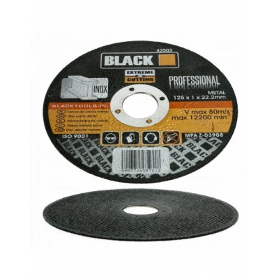 Tarcza do metalu Black 42503 125x22,2mm