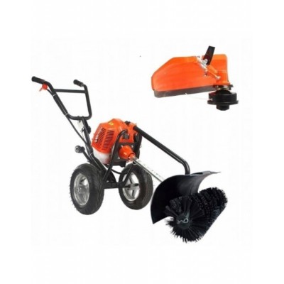 ZAMIATARKA KOSA SPALINOWA NA KOŁACH - KOSA 2W1 ODŚNIEŻARKA