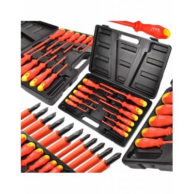 ZESTAW WKRĘTAKÓW WKRĘTAK ŚRUBOKRĘTY IZOLOWANE 11el BLACK...