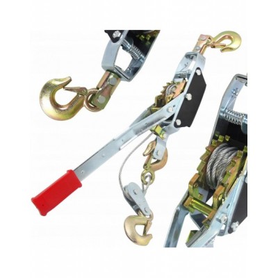 WYCIĄGARKA WCIĄGARKA PRZECIĄGARKA LINOWA 4T 4000KG BLACK