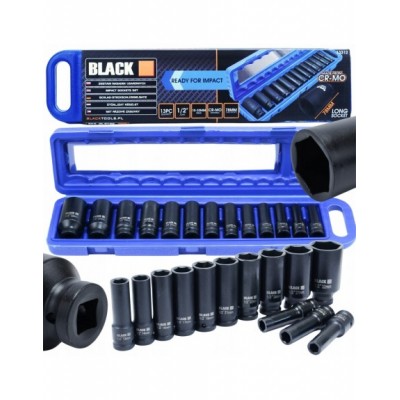 DUŻY ZESTAW NASADEK UDAROWYCH W WALIZCE HEXAGON 10-32MM...