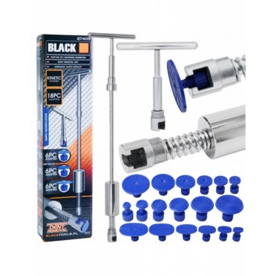 ZESTAW DO WYCIĄGANIA WGNIOTEK WGNIECEŃ KAROSERII MŁOTEK...