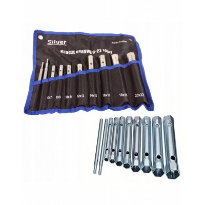 ZESTAW KLUCZY KLUCZE RUROWE DWUSTRONNE 6-22 mm