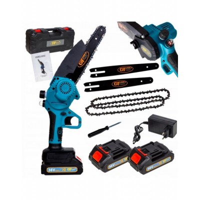 PIŁA ŁAŃCUCHOWA 8CAL AKUM. 8" 2XPROW 2xBATERIE SMAROWANIE...