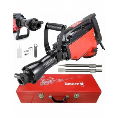 Młot wyburzeniowy HAMMER HM-100 3200W 45J HEX-30 2X DŁUTO...