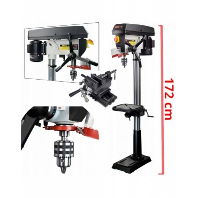 MEGA WIERTARKA STOŁOWA KOLUMNOWA + IMADŁO KRZYŻOWE 230V...