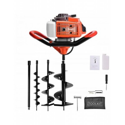 Wiertnica spalinowa ŚWIDER GLEBOWA+3 wiertła...