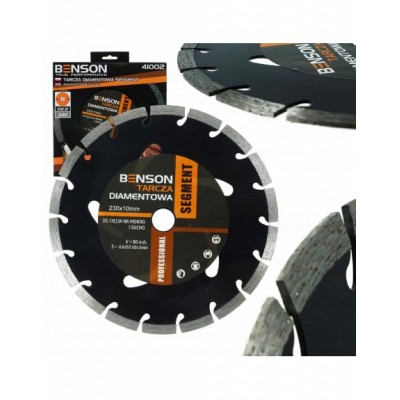 TARCZA DIAMENTOWA SEGMENTOWA DO BETONU KOSTKI KAMIENIA...