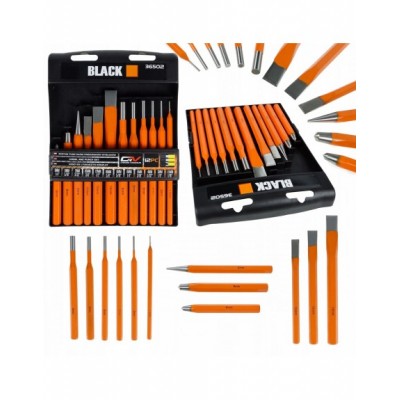 PRZECINAK DO METALU PUNKTAK WYBIJAK ZESTAW 12el.