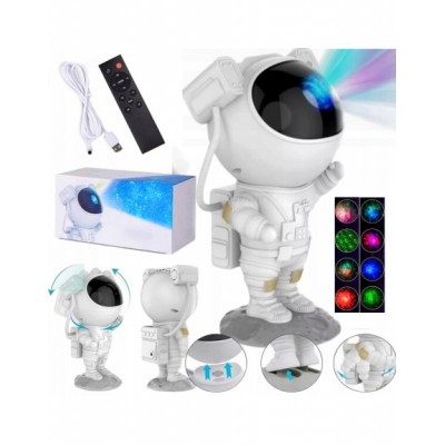 Lampka Nocna Led Projektor Rzutnik Gwiazd Nieba...