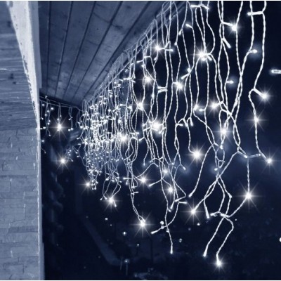 SOPLE LED KURTYNA BIAŁE ZIMNE 4,6M HURT Lampki Choinkowe