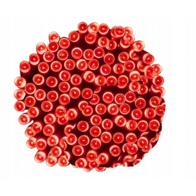 LAMPKI CHOINKOWE 200LED CZERWONE 200SZT LED