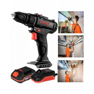 Wiertarko-wkrętarka aku Dnipro-M CD-218Q + AKUMULATOR 2AH...