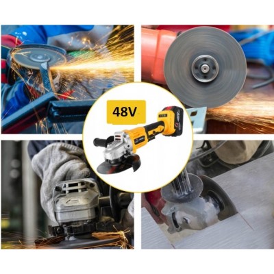 MOCNA SZLIFIERKA KĄTOWA AKUMULATOROWA 2SZTx88v/6AH...