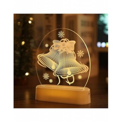 WITRAŻ LAMPKI LED 3D USB OZDOBA LAMPKA dzwonek