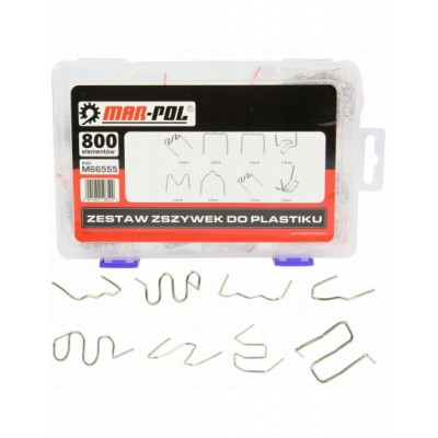 ZESTAW ZSZYWEK ZSZYWKI DO SPAWANIA PLASTIKU 800EL