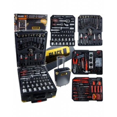 DUŻA WALIZKA NARZĘDZIOWA ZESTAW NARZĘDZI KLUCZY SZCZYPIEC...