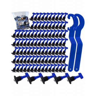 SYSTEM POZIOMOWANIA PŁYTEK KLINY KLIPSY UCHWYT 100 PROMO...